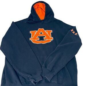 Auburn Tigers Stadium Athletics Hoodie Blue Sweatshirt Mens L School College